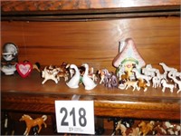 COLLECTION OF SMALL HORSES & MISC.