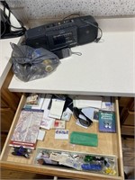 Radio Door Knobs Drawer Contents