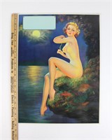 1938 Laurette Patten Pinup Girl LITHO Art Print