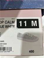 $50.00 POP Calm Blue White Size 11M