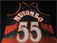 Dikembe Mutombo Signed Jersey SSC COA