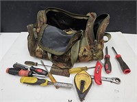 Camo Bag  With Lots of Hand Tools
