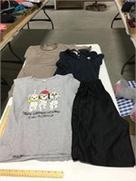 Clothes lot w/ youth T shirts & shorts-Sz M & XL