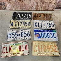 Assorted License Plates