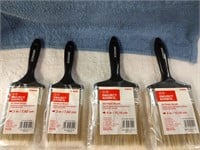 4 Project Sourch Paint Brushes - 2 - 3" & 2 4" -