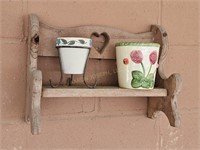 Hanging Shelf and Planters