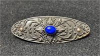 Vintage Sterling Silver Marked TNB 925 Hair Clip W