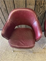 Maroon Herman Miller style chair