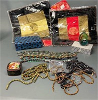 Oriental Beads, Pillow Covers & Trinket Boxes
