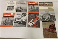 (9) International Farm Implements Brochures