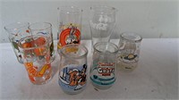 Comic Advertising Jelly Glass Lot Disney. More