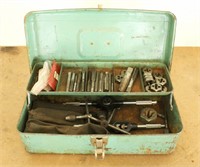 Vintage Liberty Tool Box with Assorted Tap & Die