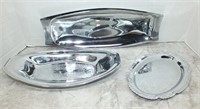 STAINLESS STEEL SERVING TRAYS