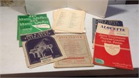 Assorted piano books