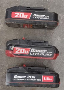 Bauer 20V 1.5 AH Lithium Battery Packs (Model