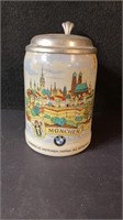 German Beer Stein With Lid