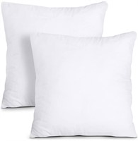 SET OF TWO UTOPIA BEDDING 18x18 IN PILLOWS