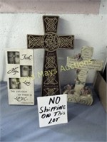 3pc - Crosses & Religious Inspirational Decor