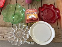 Plastic serving plates RWE