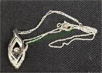 Sterling silver Mark 925 ladies chain with