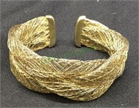 Unusual,  mesh wire bracelet by ShelliSegel. 1884