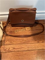 Coach Tan Leather Hand Bag / Purse