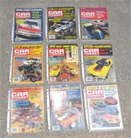 9 Car Craft Magazines 1980 Jan. - Sept.