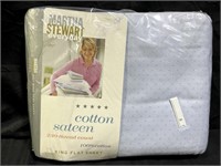 NEW Martha Stewart Everyday King Flat Sheet