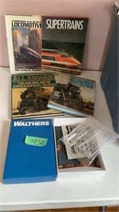 Locomotive books, and railroad model