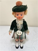Scotland vintage movable eyes doll