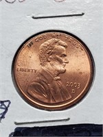 BU 2003-D Lincoln Penny