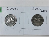 2001p + 2001 Nickel