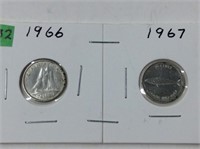 1966 + 67 Silver Dime