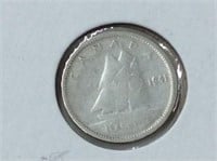 1941 Silver Dime