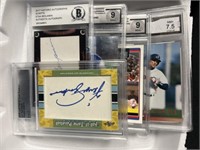 (5) Graded Baseball Cards with Signatures