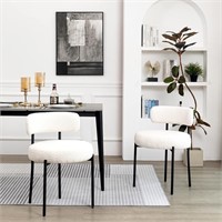 SEALED-White Dining Chairs Set of 2