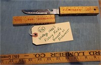 Old floating honest / dishonest fishing knife rule