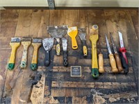 Lot of Assorted Drywall Saws/Scraping/Putty Tools