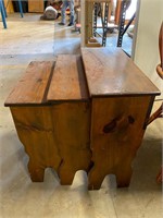Vintage Pine Nesting Tables