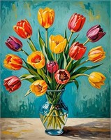 Sunlit Tulips in Vase I Limited EDT Van Gogh LTD