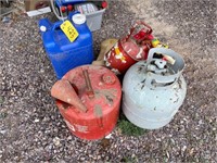Gas Cans, Water Jug