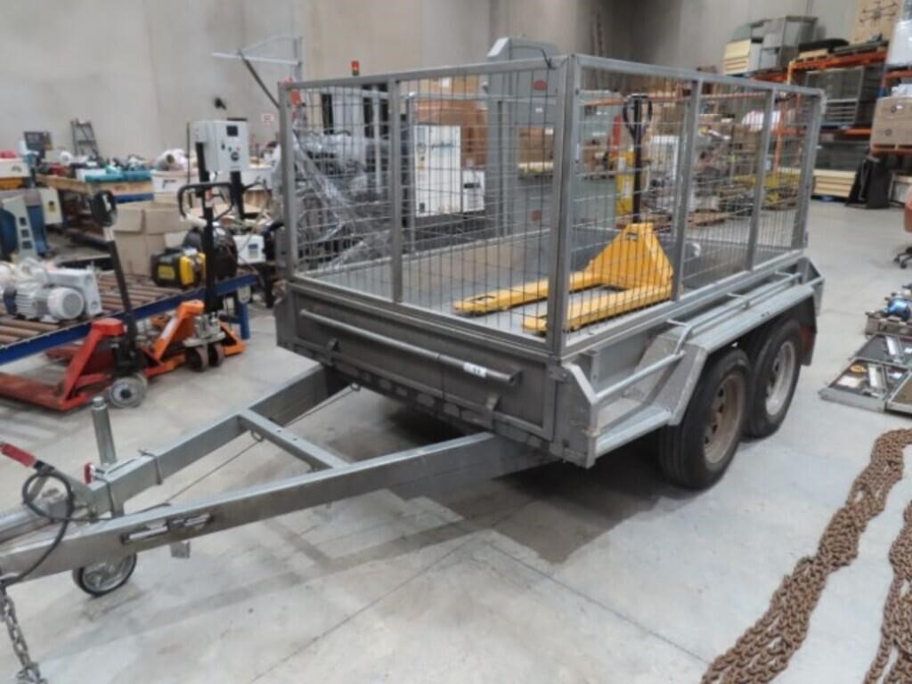 Galvanised 2.4m x 1.56m Twin Axle Trailer