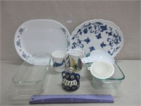 PLATTERS AND MIXED LOT OF DISHWARE