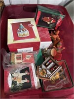 TUB OF HALLMARK ORNAMENTS