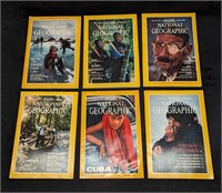 6 1980s 1990s National Geographic Magazines NGH