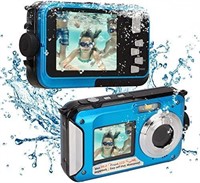 HD 2.7K 48MP Waterproof Camera-Blue