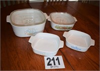 (4) Misc. Casserole Dishes