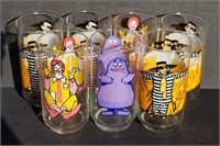 Group of Vintage McDonalds Character Glasses