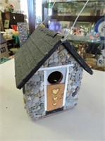 Hand Made Bird House, 9" x11"