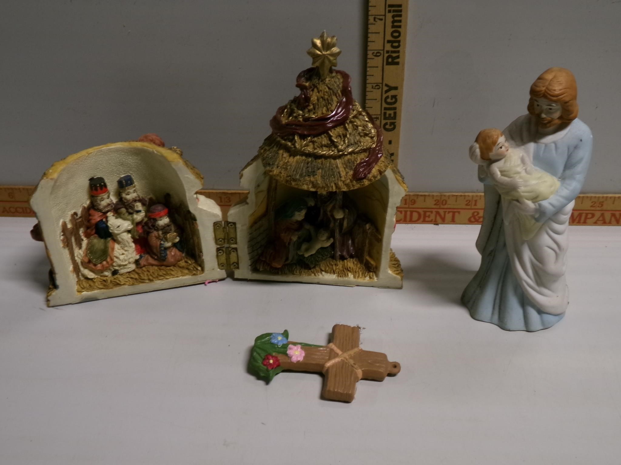 Nativity and religious items